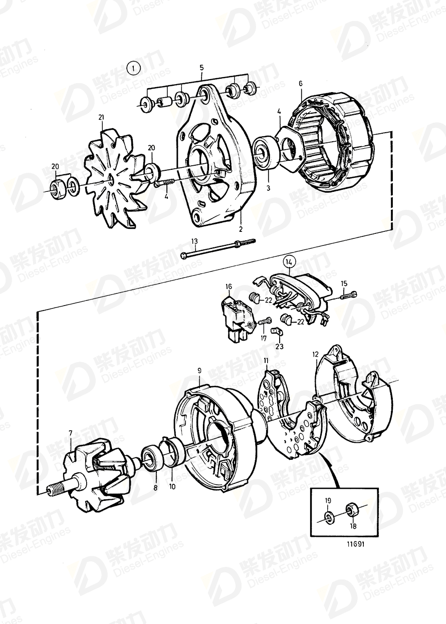volvo penta Flange nut 990938 Drawing volvo penta Flange nut 990938 Drawing